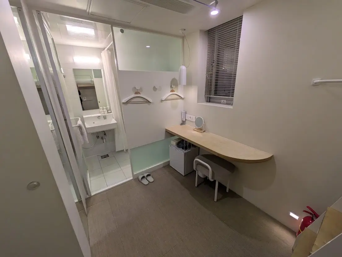 ホテルの部屋の様子
