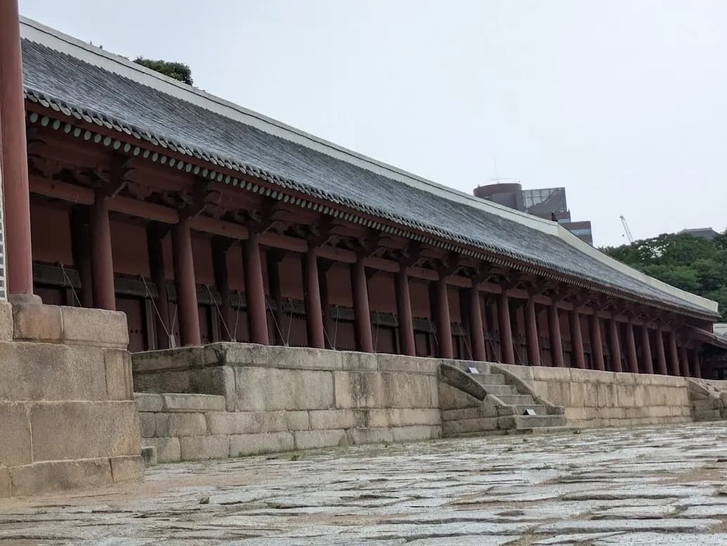 宗廟の建物、別アングル