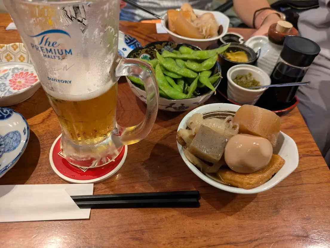 おでんとビール